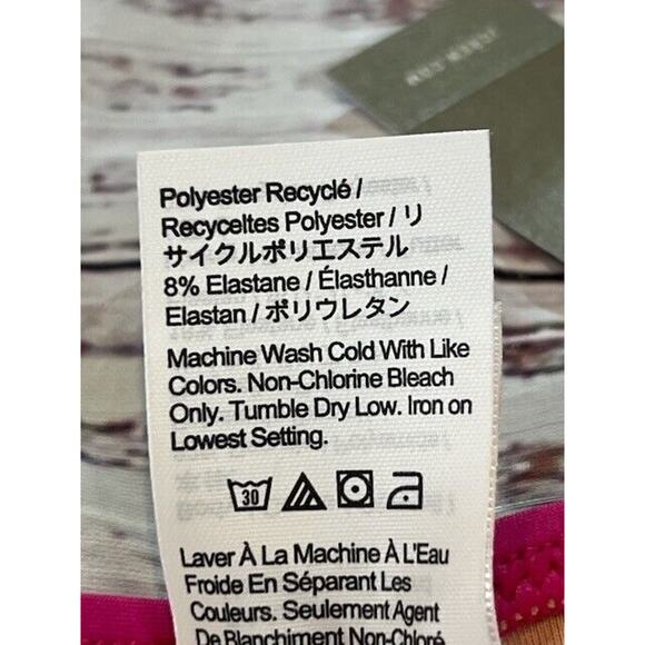 J.Crew Womens Hallie Bikini Bottom High Rise Swim Beach Fuchsia Pink Size M NWT - Picture 6 of 9